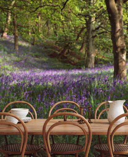 texas bluebell woodland wallpaper