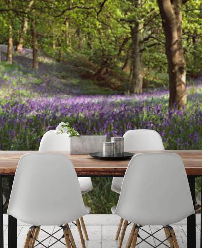 Texas Bluebell Wald-Tapete