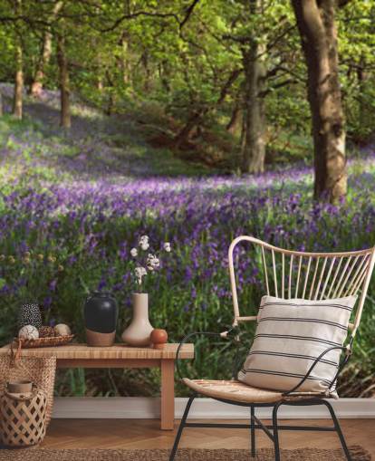 Texas Bluebell Wald-Tapete