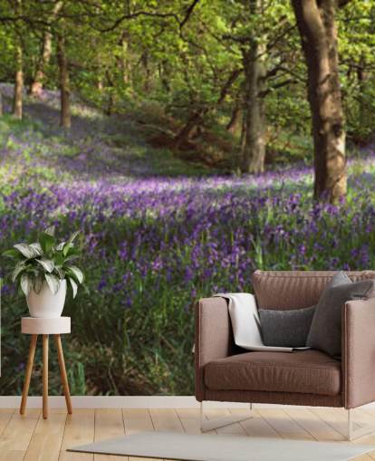 Texas Bluebell Wald-Tapete