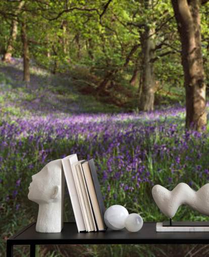 texas bluebell woodland wallpaper