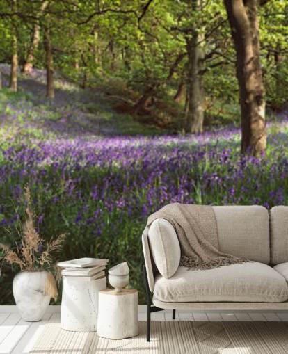 texas bluebell woodland wallpaper