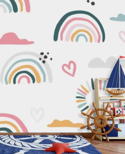 carta da parati pastel rainbow doodles carta da parati pastel rainbow doodles