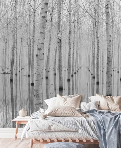 black and white birch tree forest wallpaper black and white birch tree forest wallpaper