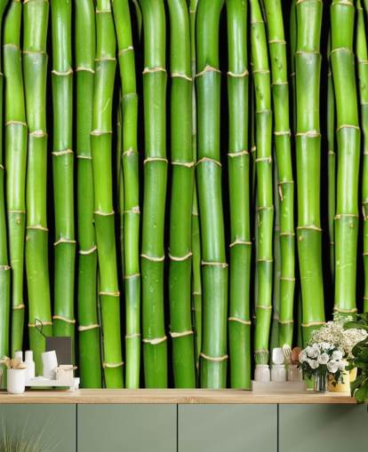 Papier peint Green Sparks of Bamboo Papier peint Green Sparks of Bamboo