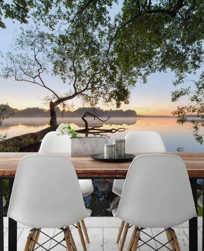 peaceful lake wallpaper mural called Lake View by 1x for home offices and businesses peaceful lake wallpaper mural called Lake View by 1x for home offices and businesses