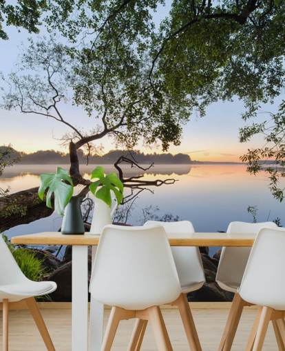 mural de papel de parede de lago tranquilo chamado Lake View by 1x para escritórios domésticos e empresas