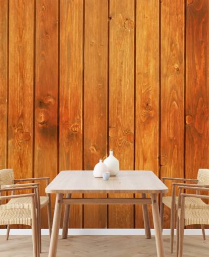 Brown Panels Wallpaper