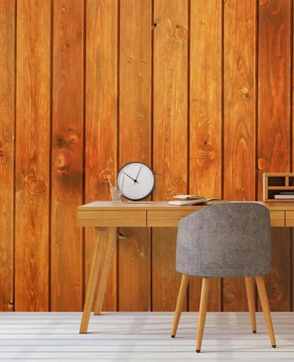 Brown Panels Wallpaper