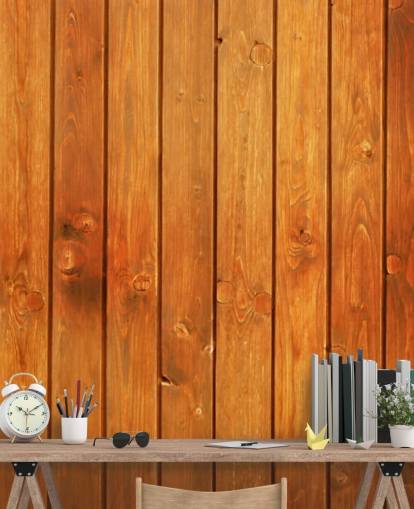 Brown Panels Wallpaper