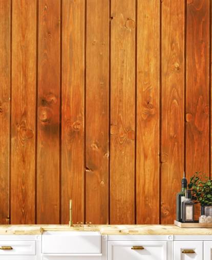 Brown Panels Wallpaper