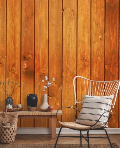 Brown Panels Papel de