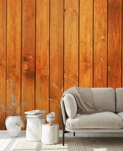 Brown Panels Wallpaper