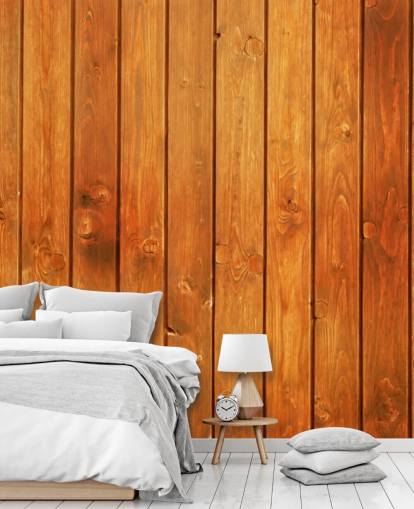 Bruine panelen behang