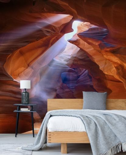 grotta sabbiosa con luce che filtra attraverso la