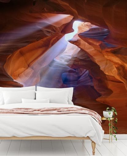 grotta sabbiosa con luce che filtra attraverso la