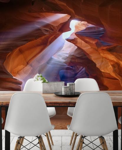 grotta sabbiosa con luce che filtra attraverso la