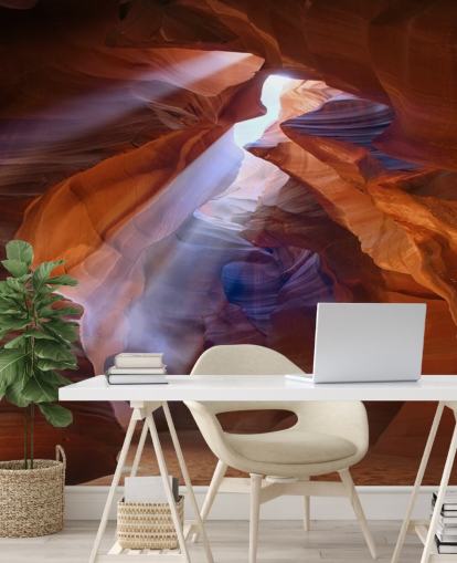 grotta sabbiosa con luce che filtra attraverso la