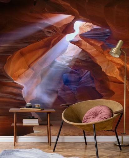 grotta sabbiosa con luce che filtra attraverso la