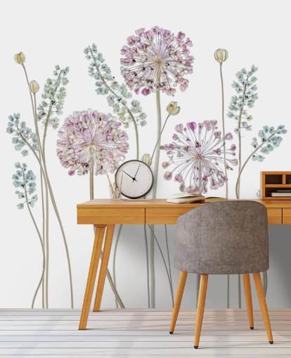 lilac and blue shaded floral wallpaper lilac and blue shaded floral wallpaper