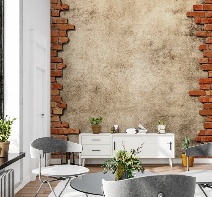 Brick Wallpaper & Brick Effect Wall Murals | Wallsauce US