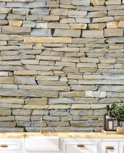 Grey and Sandstone Wallpaper