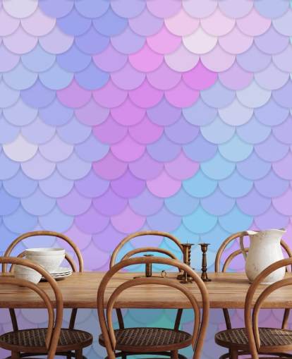 pastellfarbene Meerjungfrau Schuppen Tapete pastellfarbene Meerjungfrau Schuppen Tapete