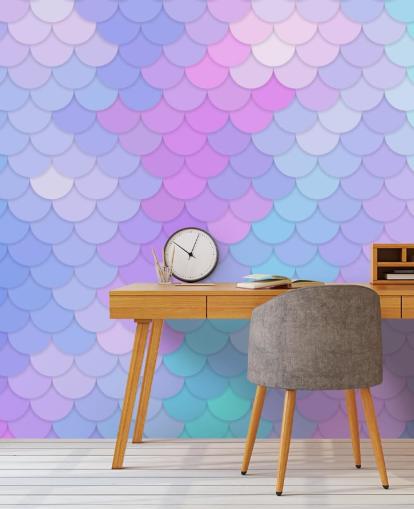 pastel coloured mermaid scales wallpaper pastel coloured mermaid scales wallpaper