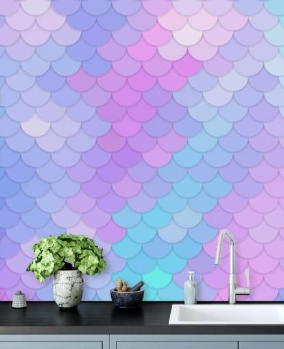 pastel coloured mermaid scales wallpaper pastel coloured mermaid scales wallpaper