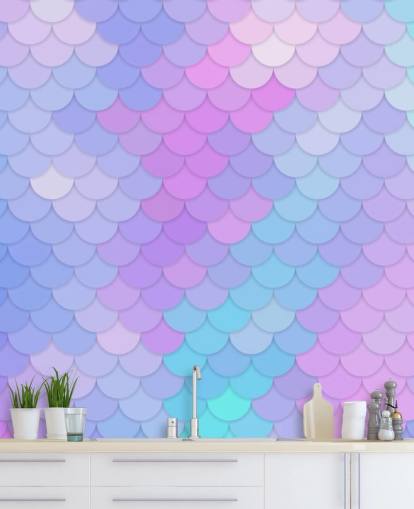 pastel coloured mermaid scales wallpaper pastel coloured mermaid scales wallpaper