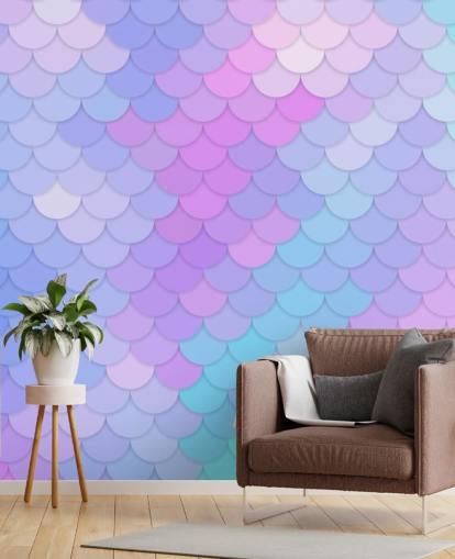 pastel coloured mermaid scales wallpaper pastel coloured mermaid scales wallpaper