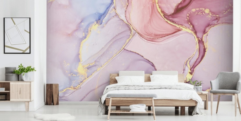 Papel Pintado Rosa Para Dormitorios