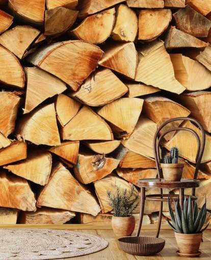 Gehacktes Holz Tapete