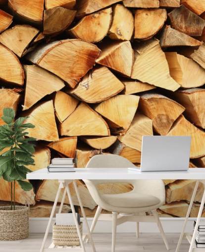 Gehakt hout behang Gehakt hout behang