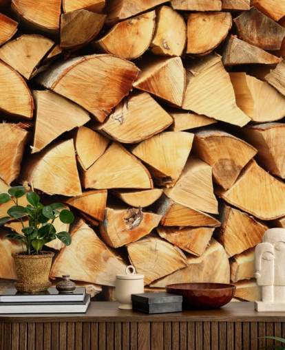 Chopped Wood Wallpaper Chopped Wood Wallpaper