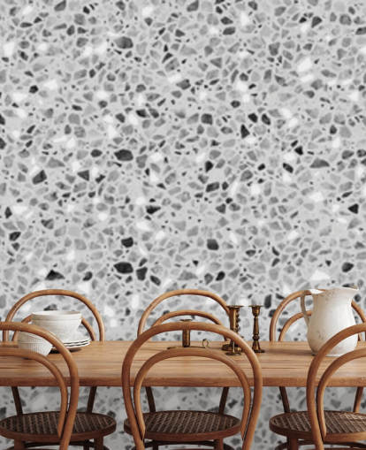 harmaa terrazzo tapetti harmaa terrazzo tapetti