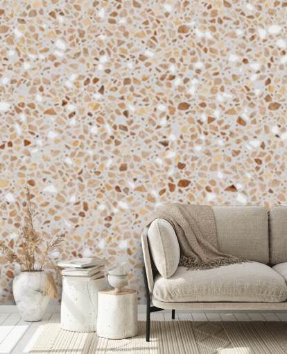 brown terrazzo wallpaper brown terrazzo wallpaper
