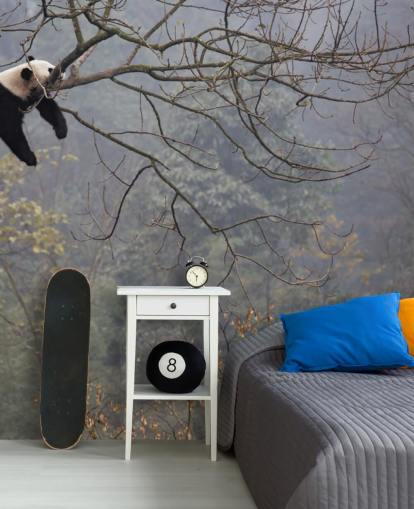 panda in a tree wallpaper panda in a tree wallpaper