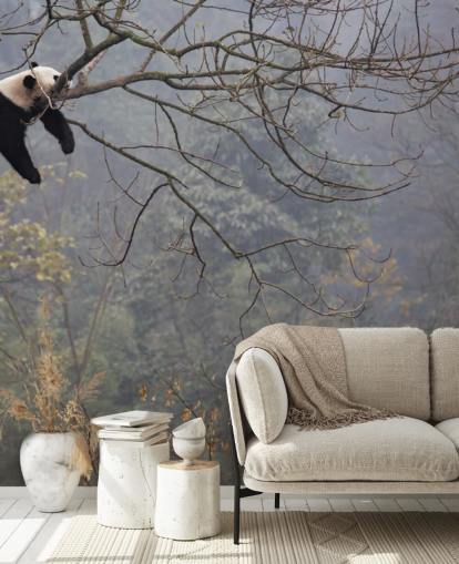 panda in a tree wallpaper panda in a tree wallpaper