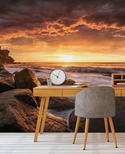 fondo de pantalla de rock sunset coast fondo de pantalla de rock sunset coast