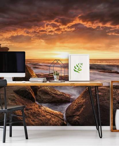 rock sunset coast tapetti rock sunset coast tapetti