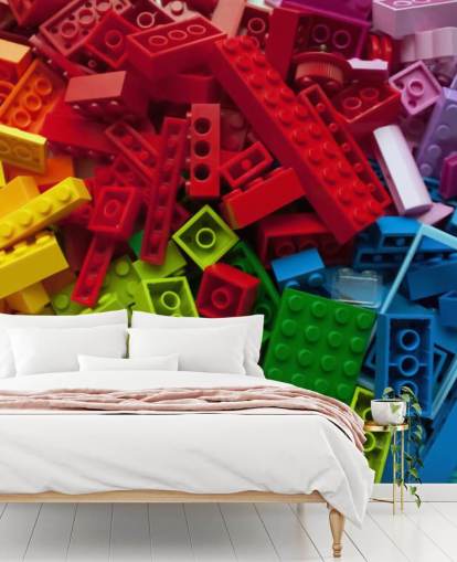 colourful toy bricks in a pile kids wallpaper colourful toy bricks in a pile kids wallpaper