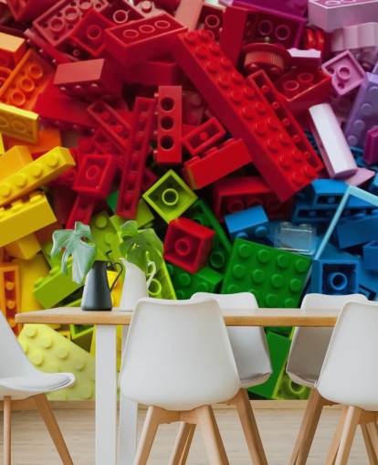 colourful toy bricks in a pile kids wallpaper colourful toy bricks in a pile kids wallpaper