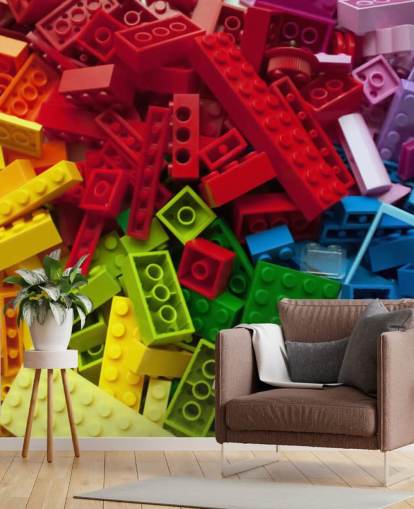 colourful toy bricks in a pile kids wallpaper colourful toy bricks in a pile kids wallpaper