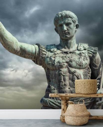 customizable rome wallpaper mural called Statue of Cesar, Rome