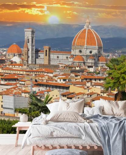 Florence in spring time, Tuscany, Italy wallpaper
