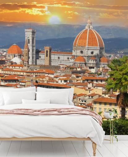 Firenze keväällä, Toscana, Italia tapetti