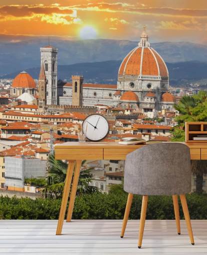 Florence in spring time, Tuscany, Italy wallpaper