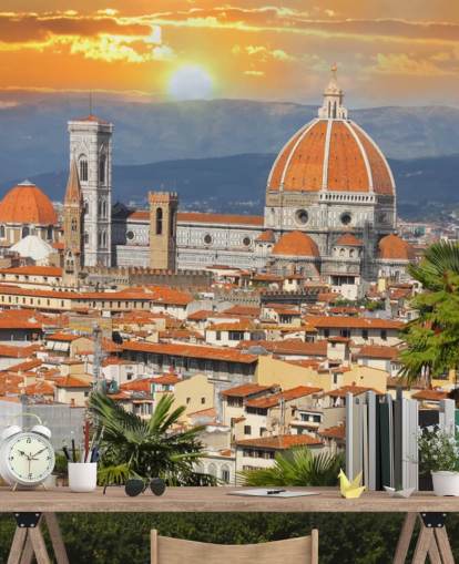 Papel de parede para celular gratis Florence in spring time, Toscana, Italy