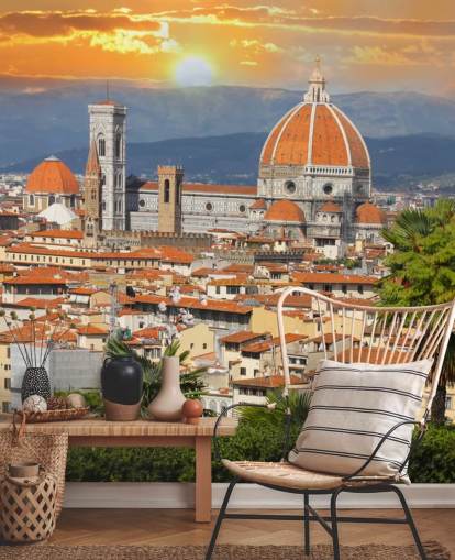 Florence in spring time, Tuscany, Italy wallpaper